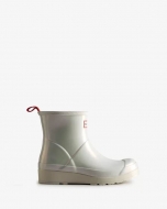 Hunter Boots | Women's Play Short Pearlized Rain Boots-Silver