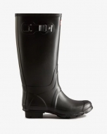 Hunter Boots | Women's Huntress Wide Leg Rain Boots-Black